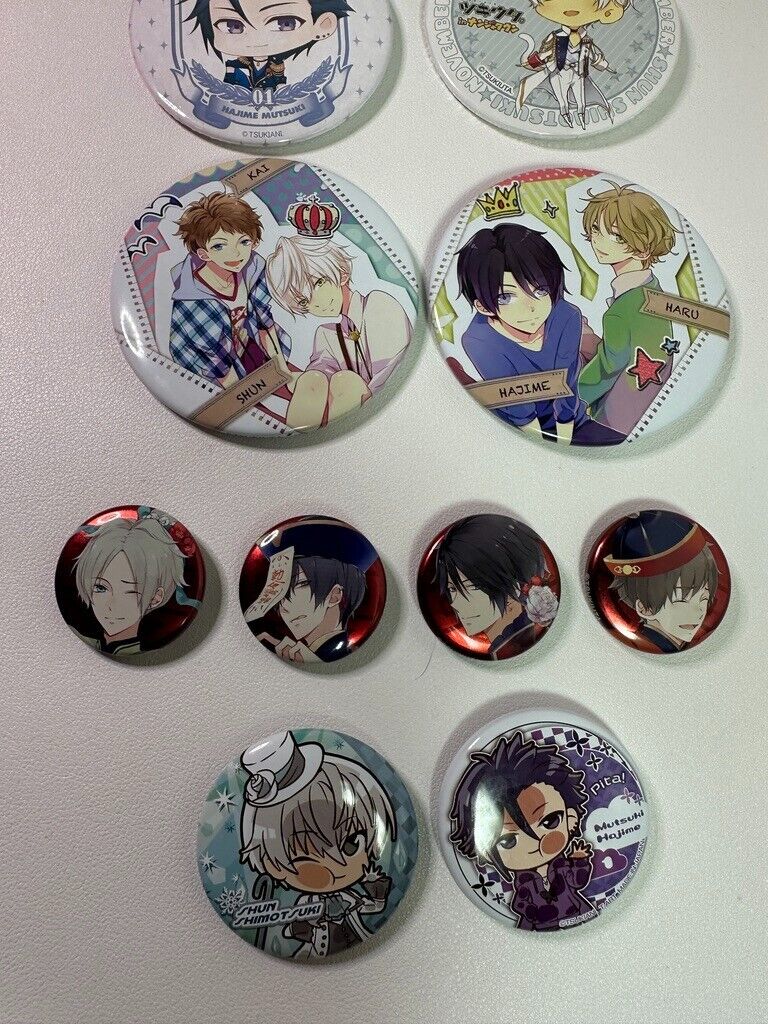 Super Sale TsukiUta Six Gravity Procellarum Seleas Fiuna Can Badge Set 2