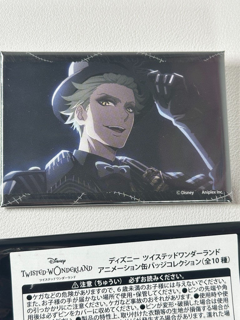 Twisted Wonderland Anomation Collection Can Badge Sebek Zigvolt