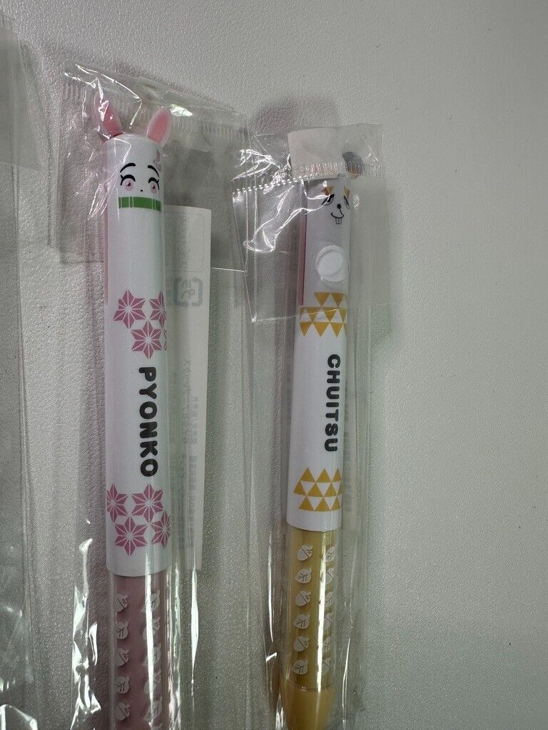 Demon Slayer Kimetsu no Yaiba Ponjiro, Pyonko, and Choitsu Pen Set