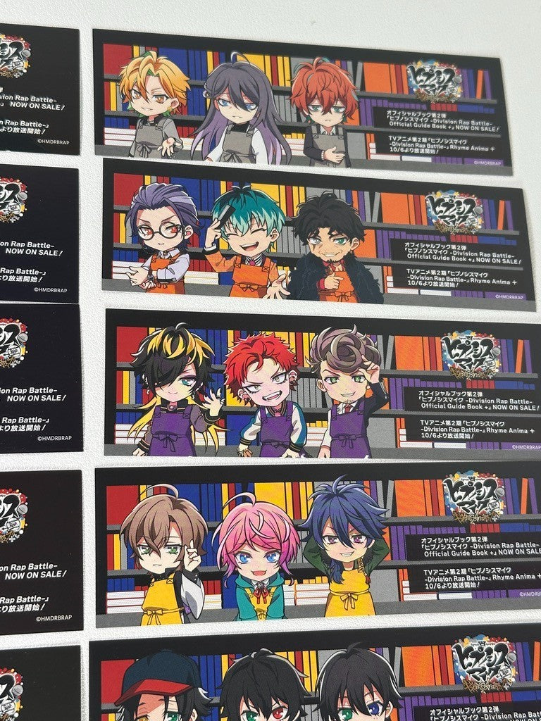 Hypnosis Mic Division Rap Battle Rhyme Anima + Collab Bookmark Doppo Hifumi