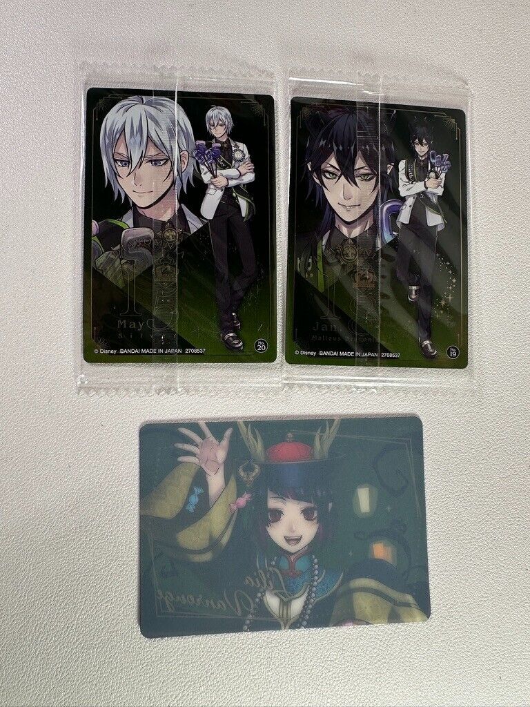 Twisted Wonderland Union Birthday Scary Dress Card Diasomnia Set Malleus Lilia