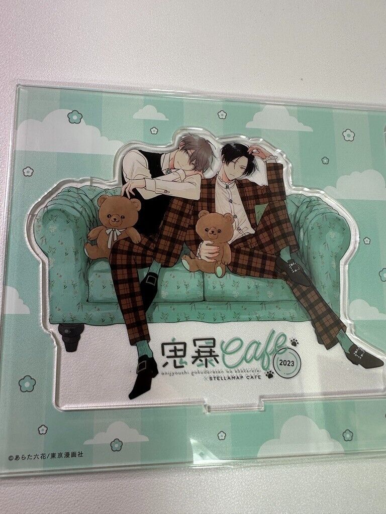 StellaMap Cafe Ghost Storm Aarata Rokka Acrylic Stand Gokudera Shoji Akihabara