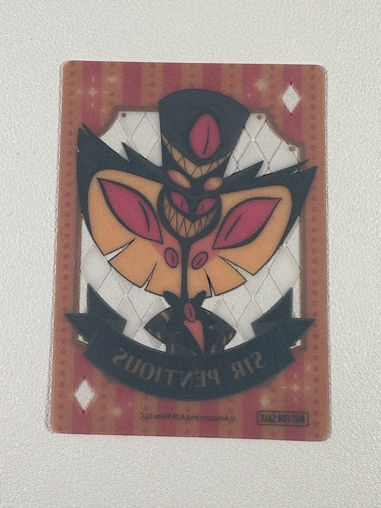 Hazbin Hotel Ikebukuro Pop Up Shop Clear Card Sir Pentious