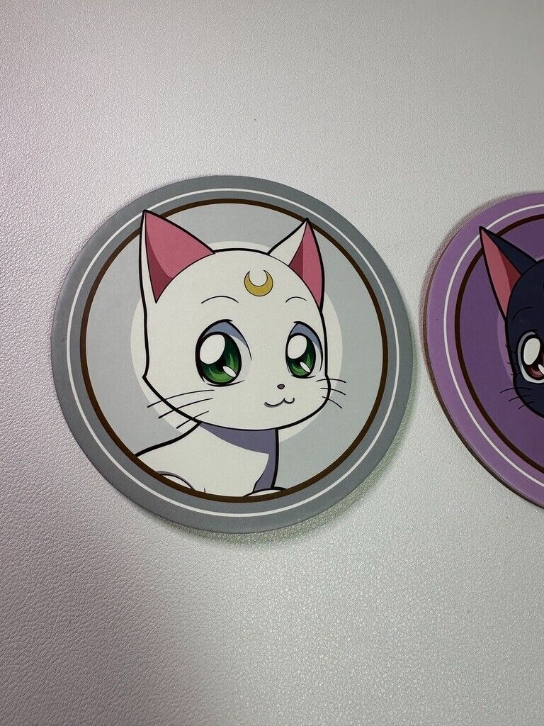 Sailor Moon Crystal Star Planetary Symbols Coaster Luna Artemis