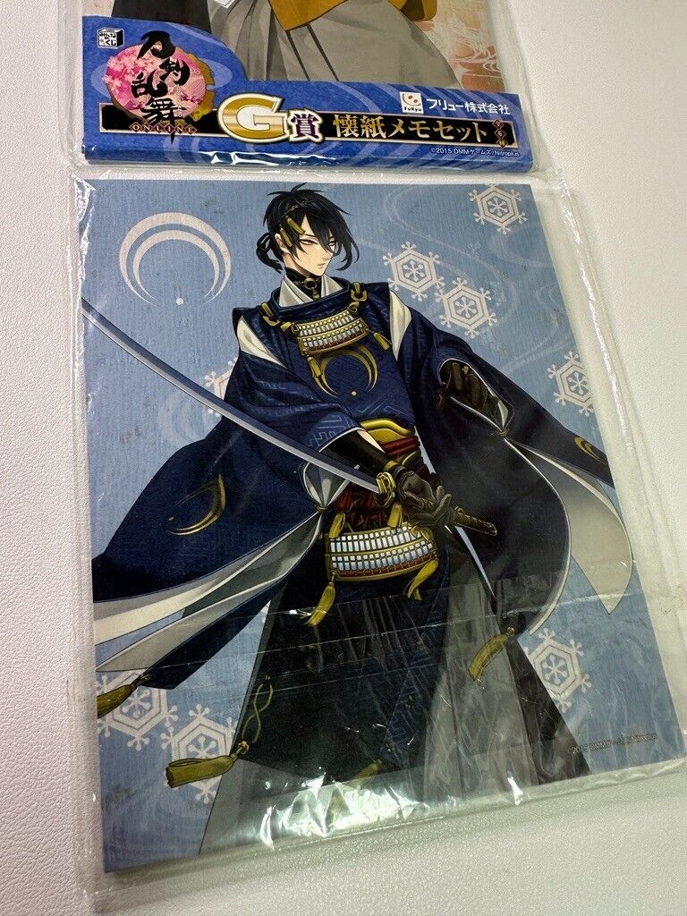 Touken Ranbu Memo Paper Set Touken Ranbu Online Kogitsunemaru Mikazuki Munechika