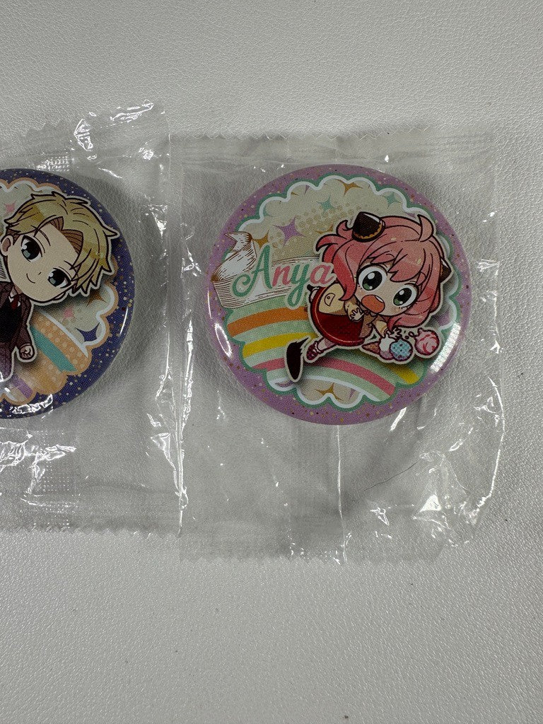 Spy x Family Loid Anya Forger Can Badge Set