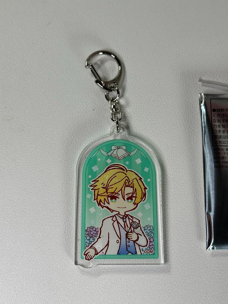 Obey Me! One Master To Rule Them All Suit Acrylic Key Holder Satan