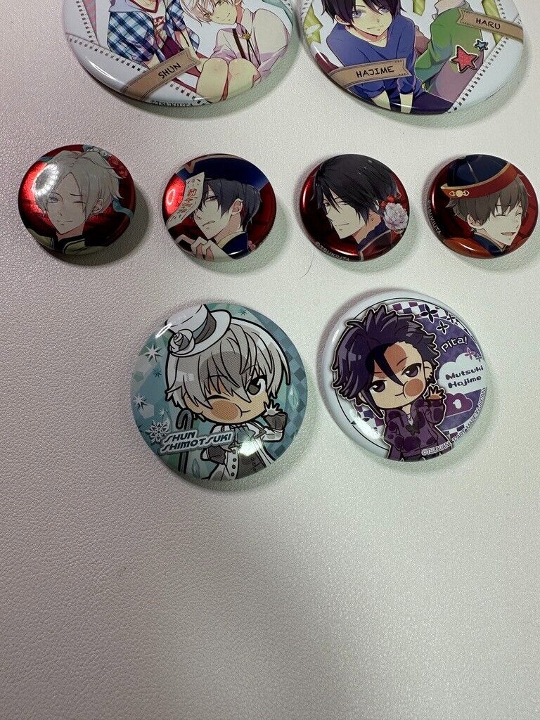 Super Sale TsukiUta Six Gravity Procellarum Seleas Fiuna Can Badge Set 2