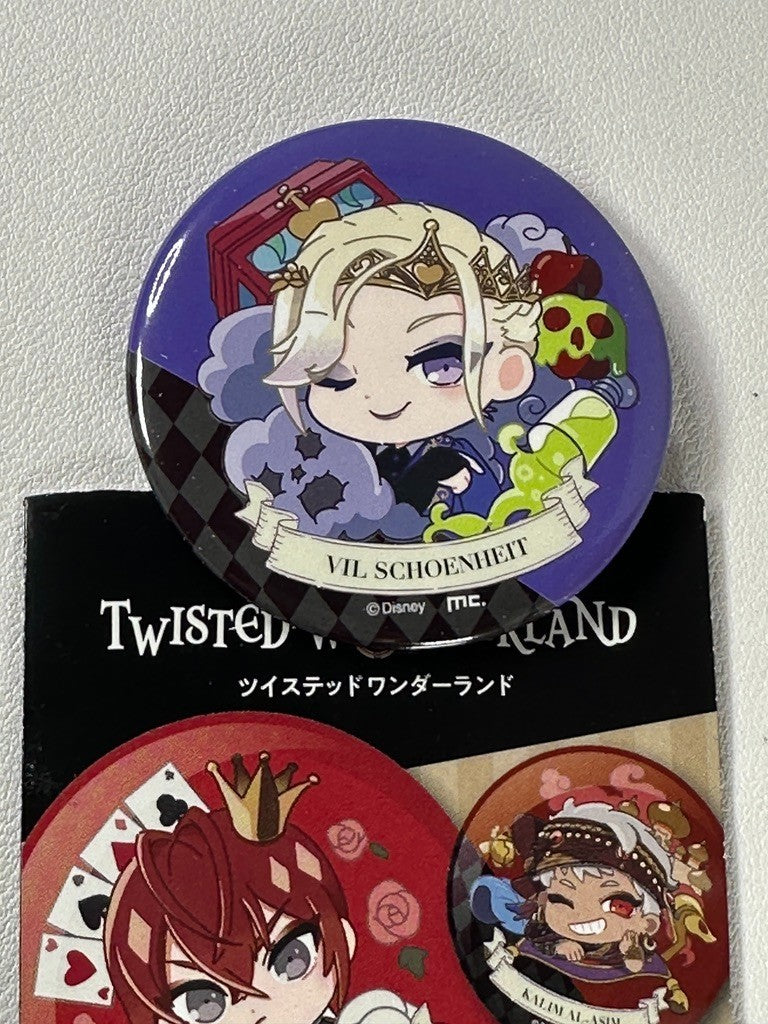 Twisted Wonderland Tea Cup Can Badge Pomefiore Vil Schoenheit