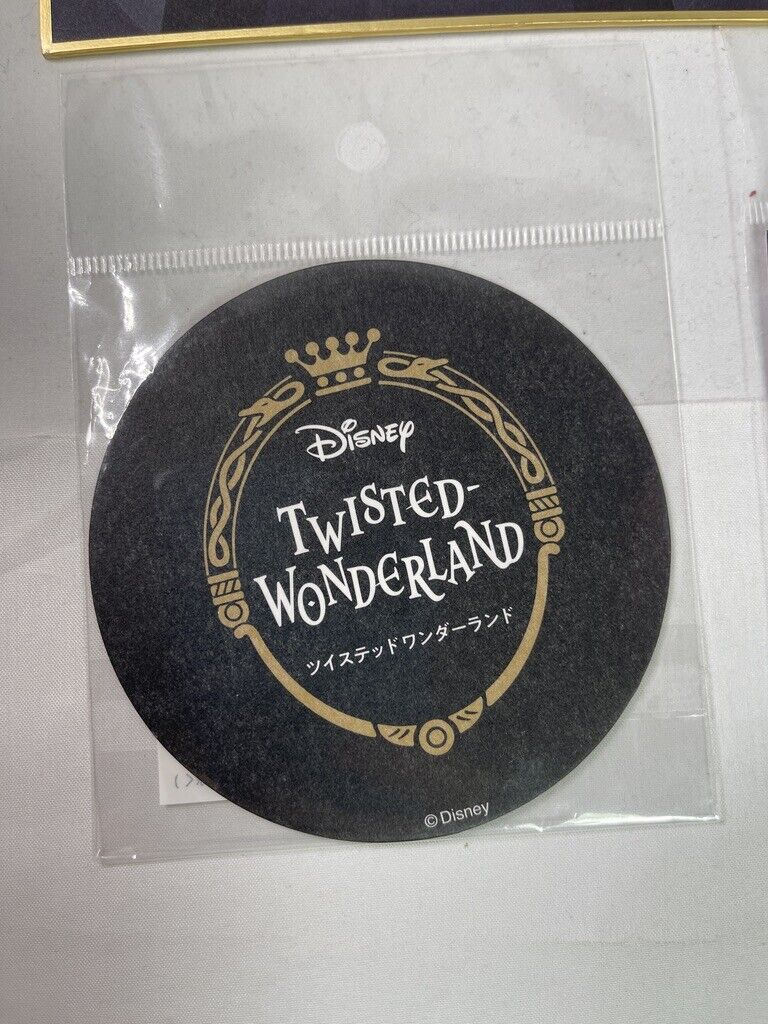 Disney Twisted Wonderland Night Raven Academy Grim Hair Tie Keychain Can Badge