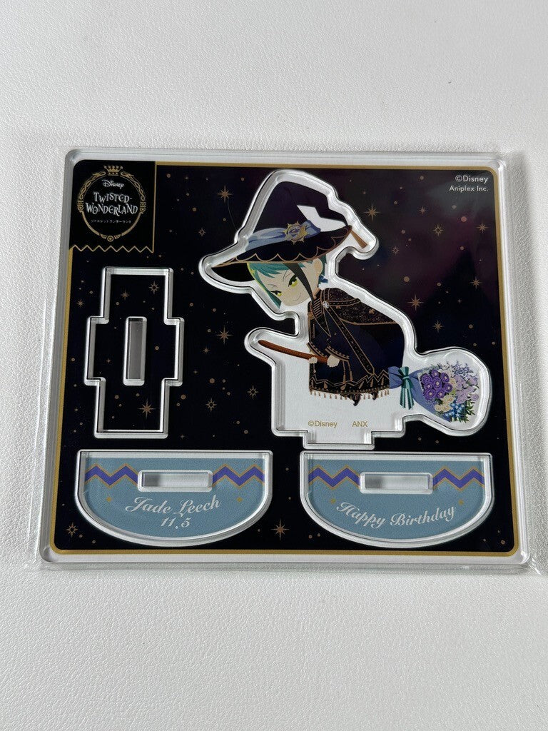 Twisted Wonderland Broom Birthday Acrylic Stand Octavinelle Jade Leech
