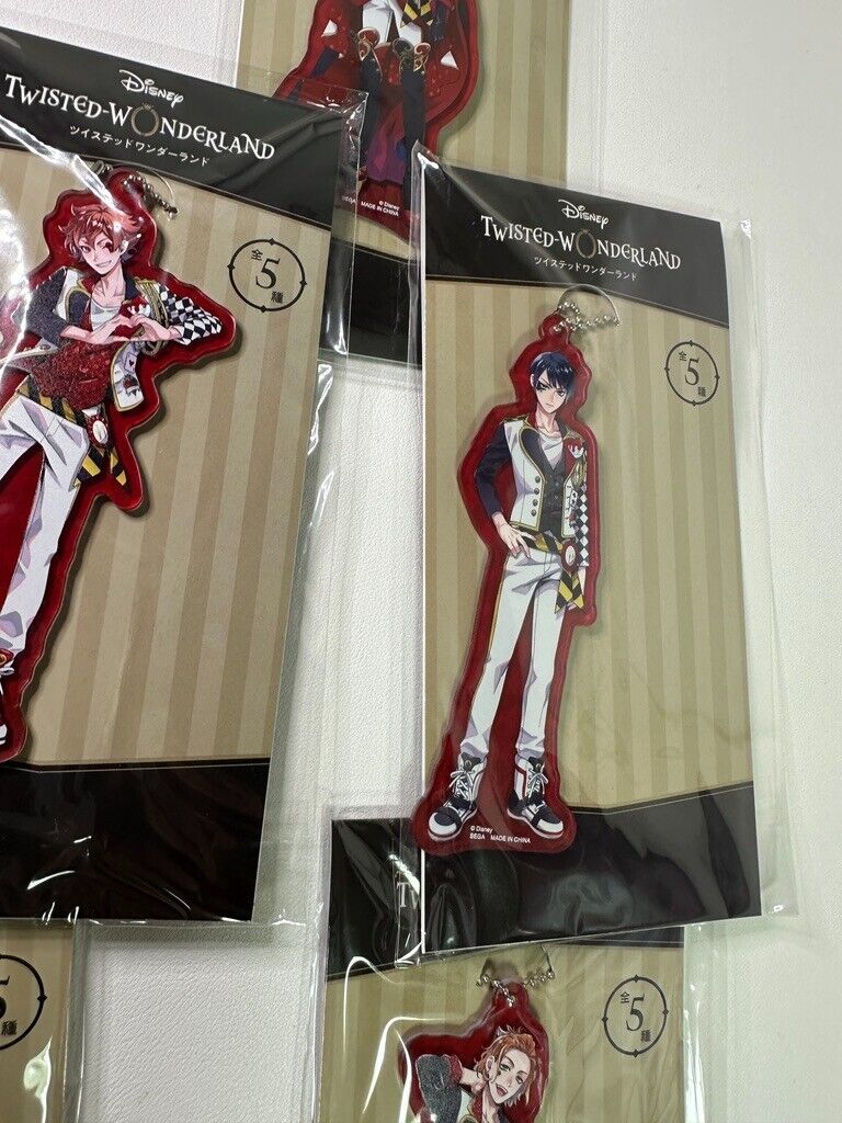 Twisted Wonderland Acryic Charm Vol. 5 Heartslabyul Dorm Riddle Ace Deuce Trey