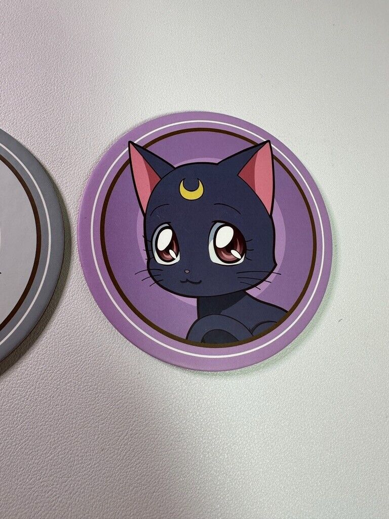 Sailor Moon Crystal Star Planetary Symbols Coaster Luna Artemis