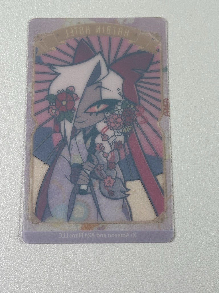 Hazbin Hotel Animate Cafe Kimono Clear Card Vaggie Zoom