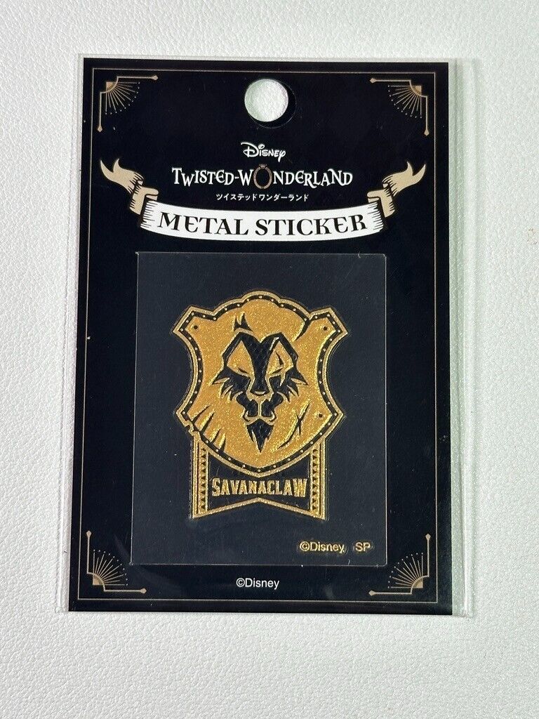 Disney Twisted Wonderland Metal Sticker Savanaclaw Leona Ruggie Jack