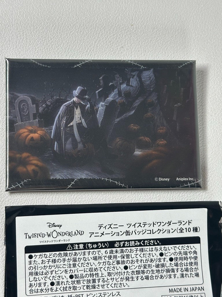 Twisted Wonderland Anomation Collection Can Badge Sebek Zigvolt Kneel