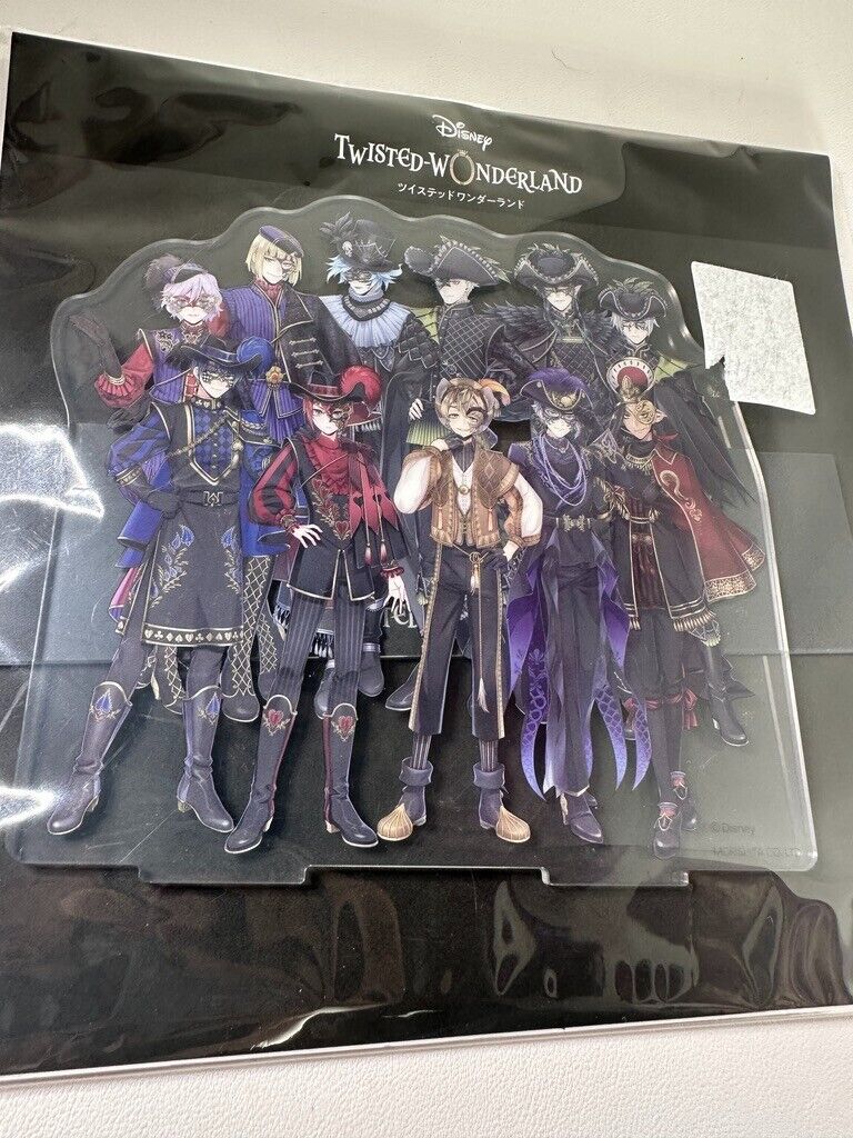 Twisted Wonderland Cafe Gromas Acrylic Stand W Eco Tote Riddle Malleus Idia Azul