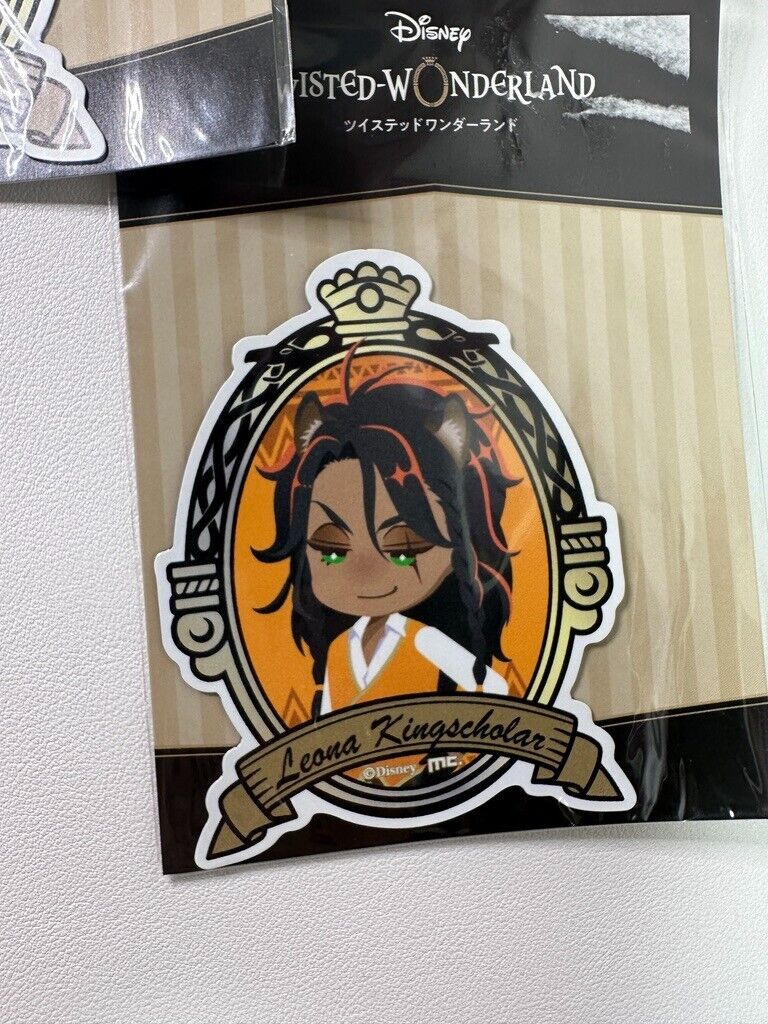 Twisted Wonderland Chibi Magnet Set of 5 Malleus Vil Kalim Leona Azul Diasomnia
