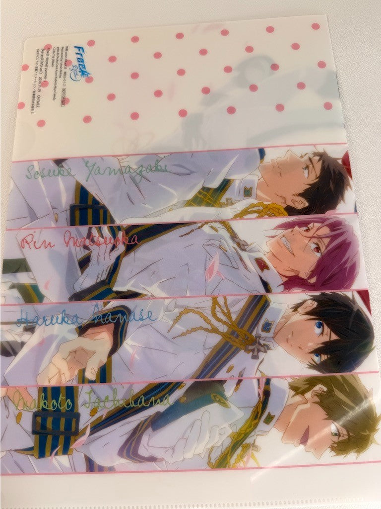 Free! Eternal Summer Clear File Haruka Rin Makoto Nagisa Rei