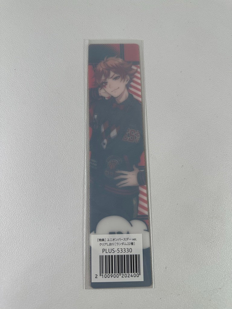 Twisted Wonderland Union Sports Jacket Clear Bookmark Heartslabyul Ace Trappola