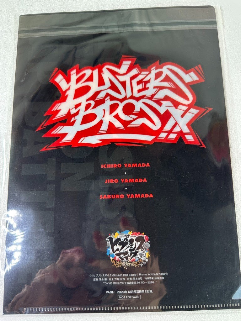 Hipnosis Mic HipMic Buster Bros Clear File Ichiro Jiro Saburo