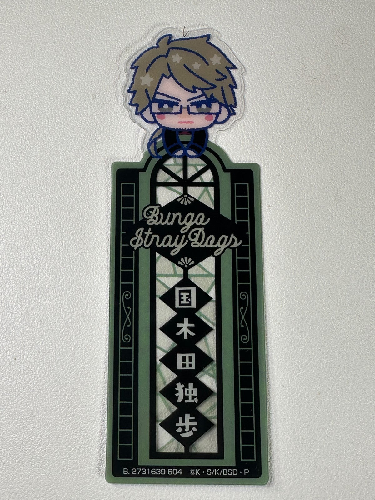 Bungo Stray Dogs Doppo Kunikida Bookmark Card