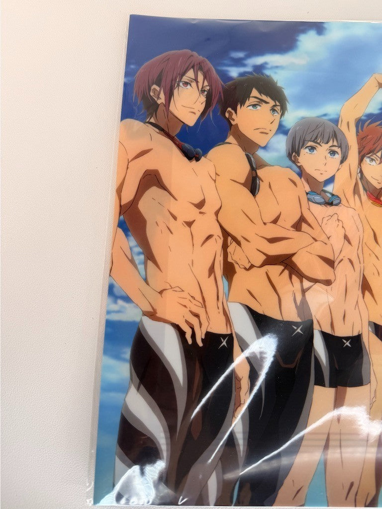 Free Iwatobi Swim Club Clear File Hikaru Haru Rin Matsuoka
