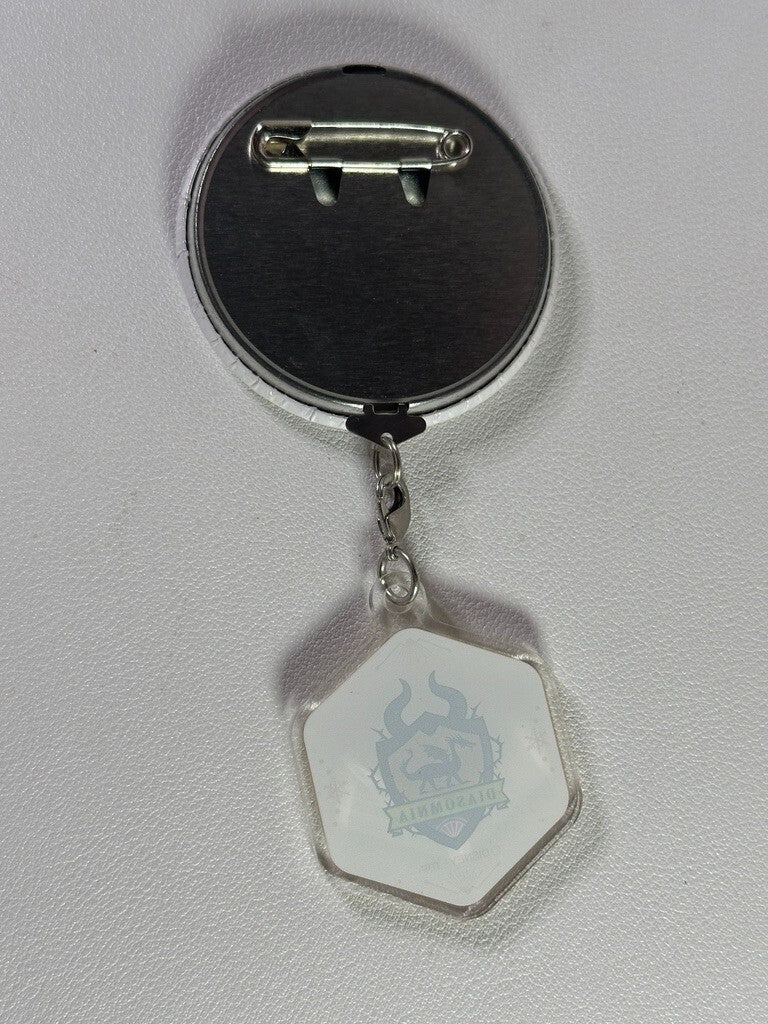 Twisted Wonderland Can Badge Diasomnia Malleus Draconia Dangle Christmas
