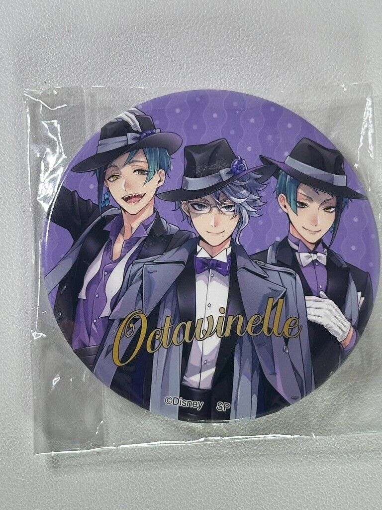 Twisted Wonderland Can Badge Octavinelle Dormitory Azul Jade Floyd