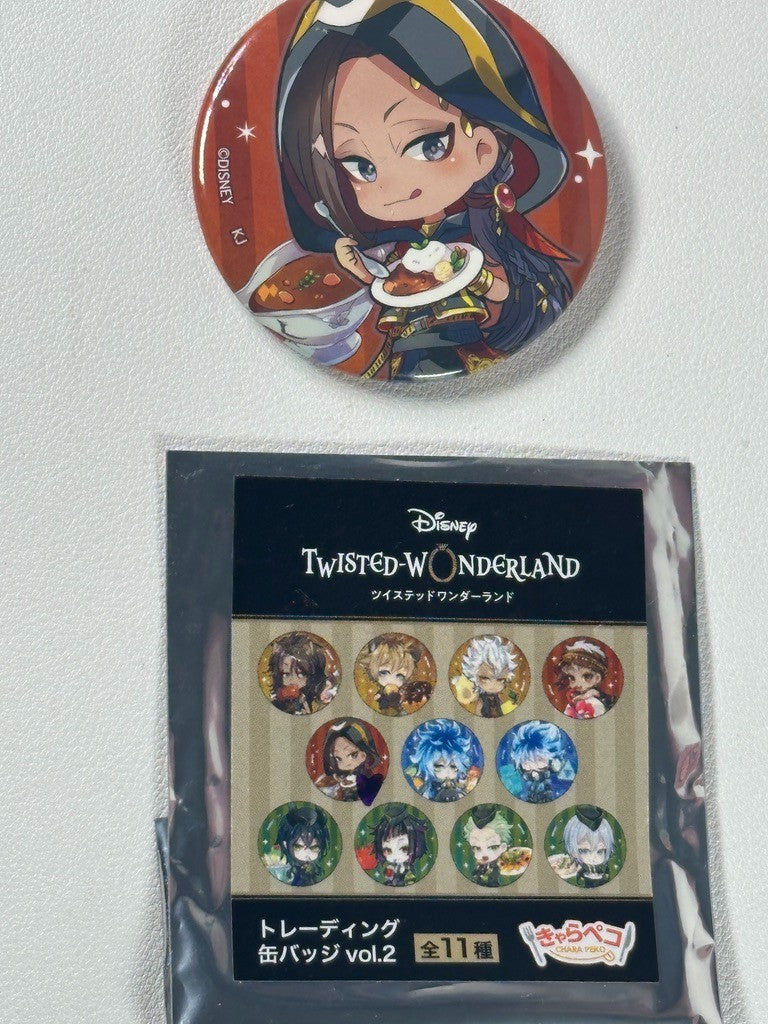 Twisted Wonderland Chara Peko Can Badge Scarabia Jamil Viper