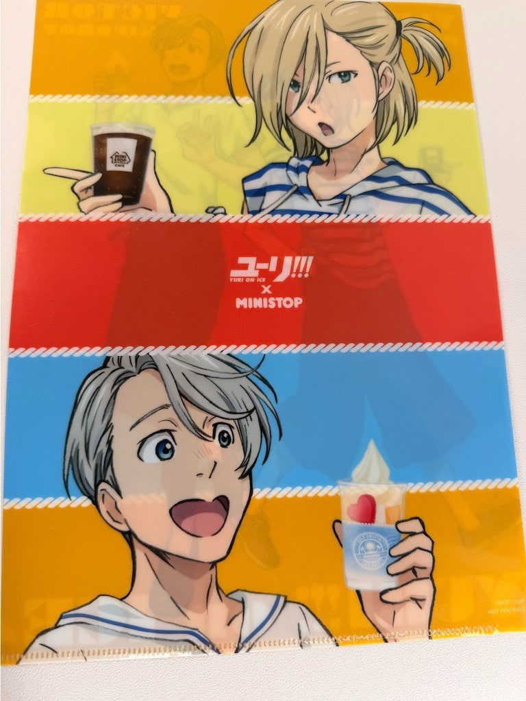 Yuri!!! on Ice Ministop Clear File Yuri Victor