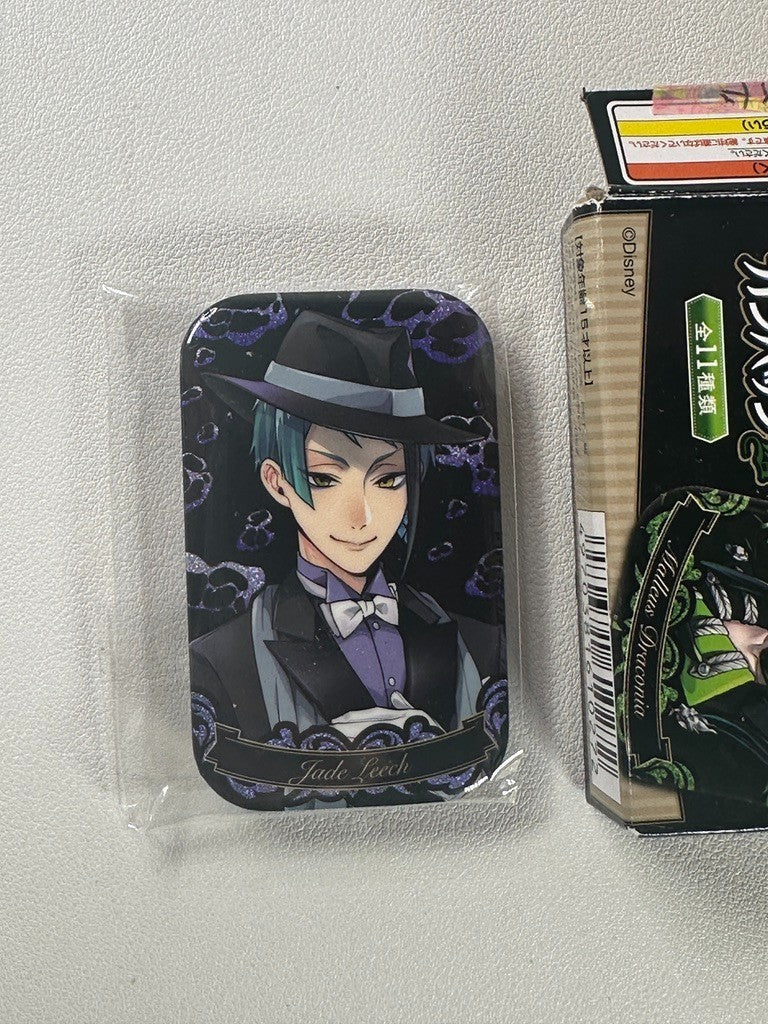 Twisted Wonderland Can Badge Octavinelle Jade Leech Rectangle