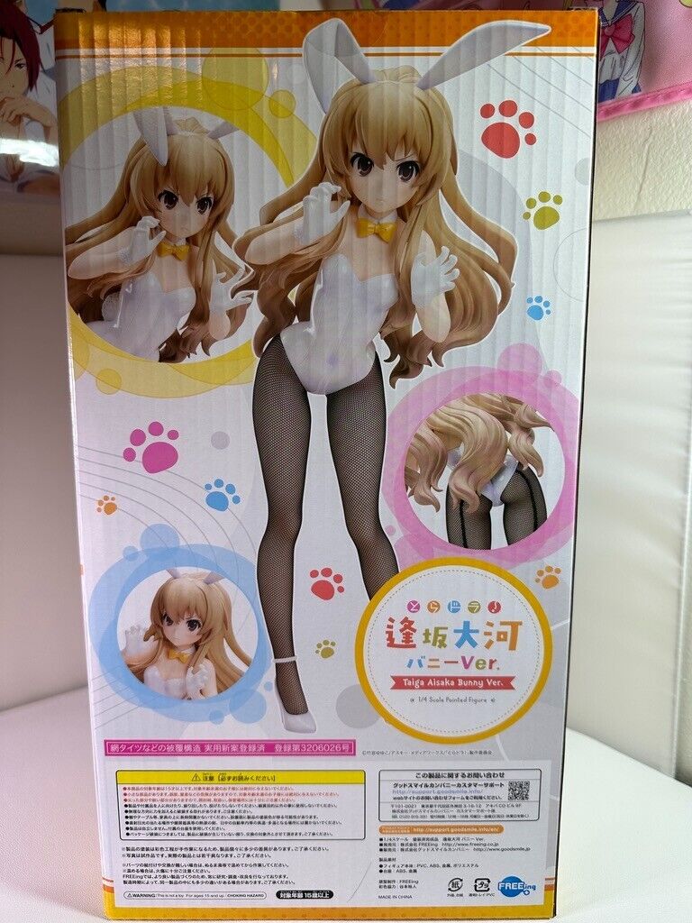 Toradora! Taiga Aisaka Bunny Figure 1/4 scale PVC FREEing Japan NEW