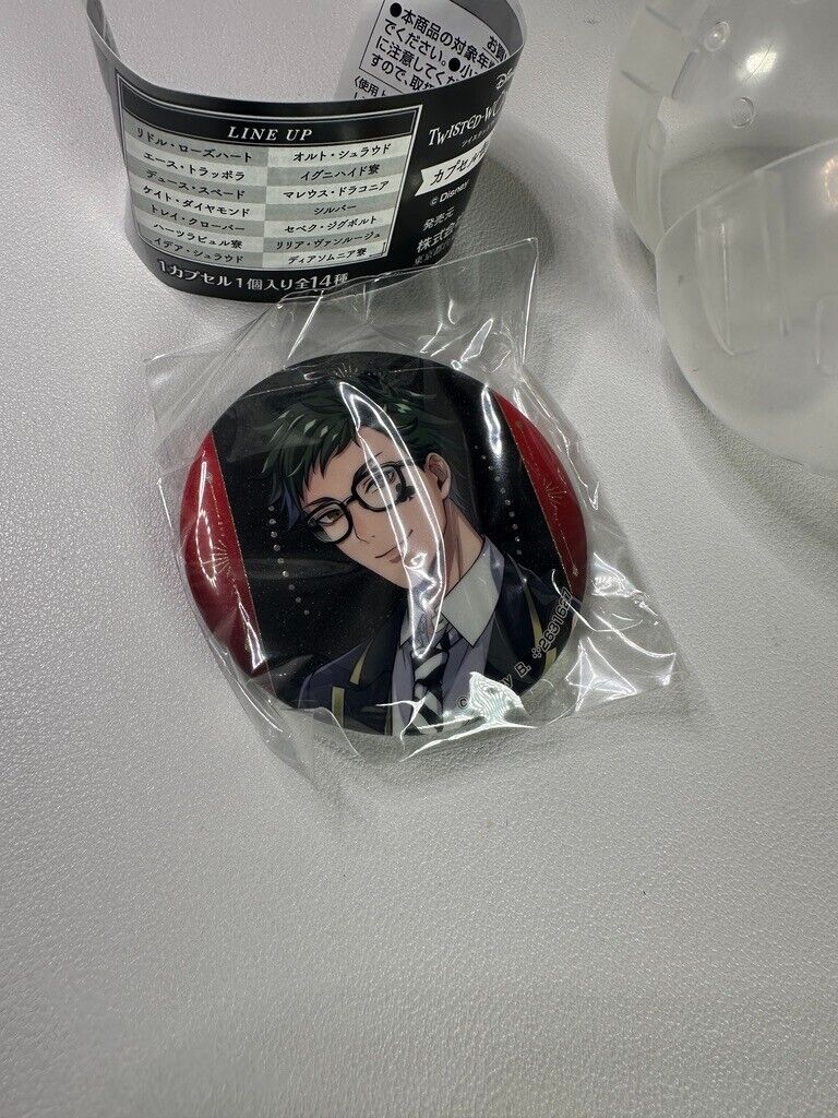 Twisted Wonderland Can Badge vol.11 Gacha Capsule Heartslabyul Trey Clover