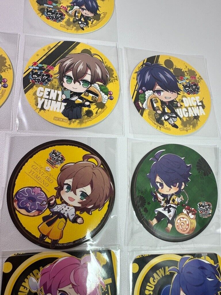 Hypnosis Mic Division Rap Battle Cafe Coaster Fling Posse Ramuda Dice Gentaro