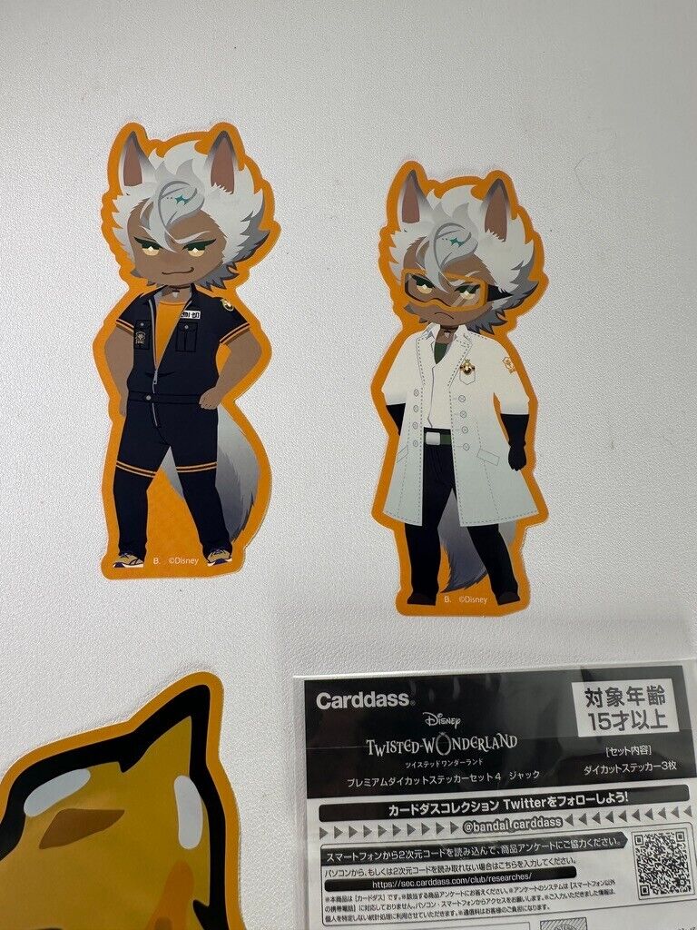 Twisted Wonderland Experimental Sticker Set Savanaclaw Jack Howl