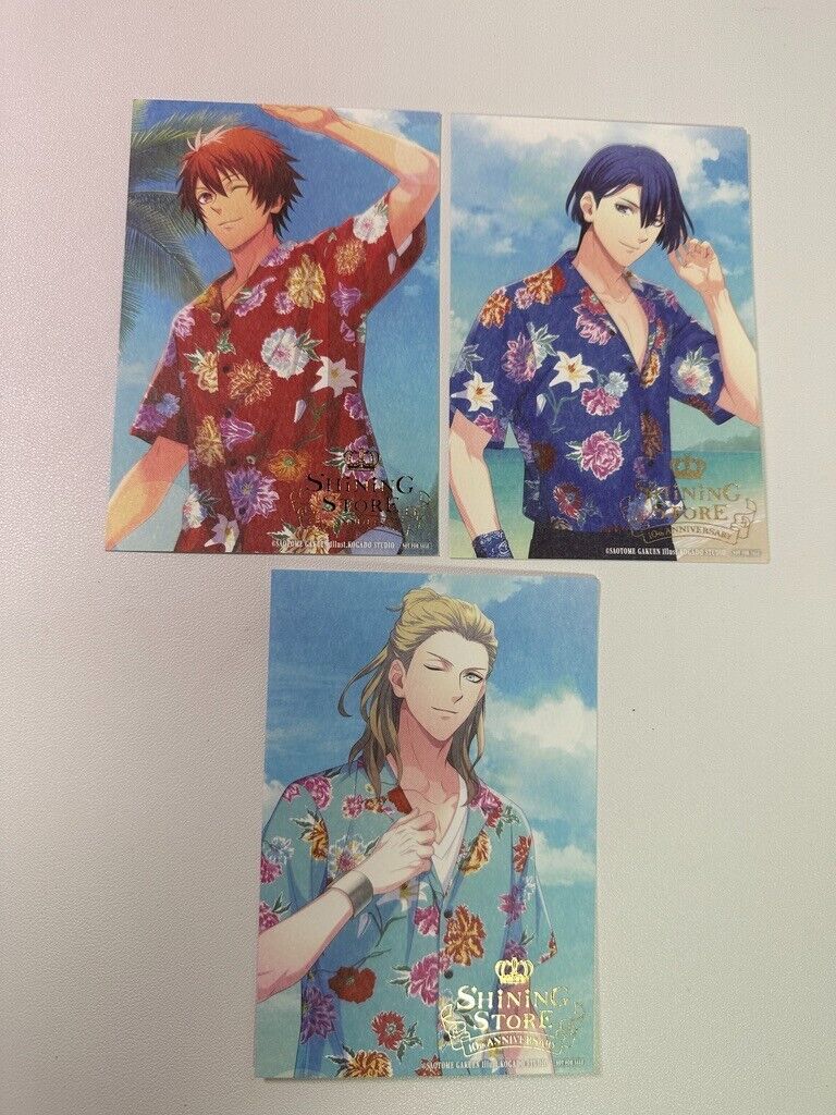 Uta no Prince-sama Shining Store Postcard Set Jinguji Ren Otoya Ittoki Masato