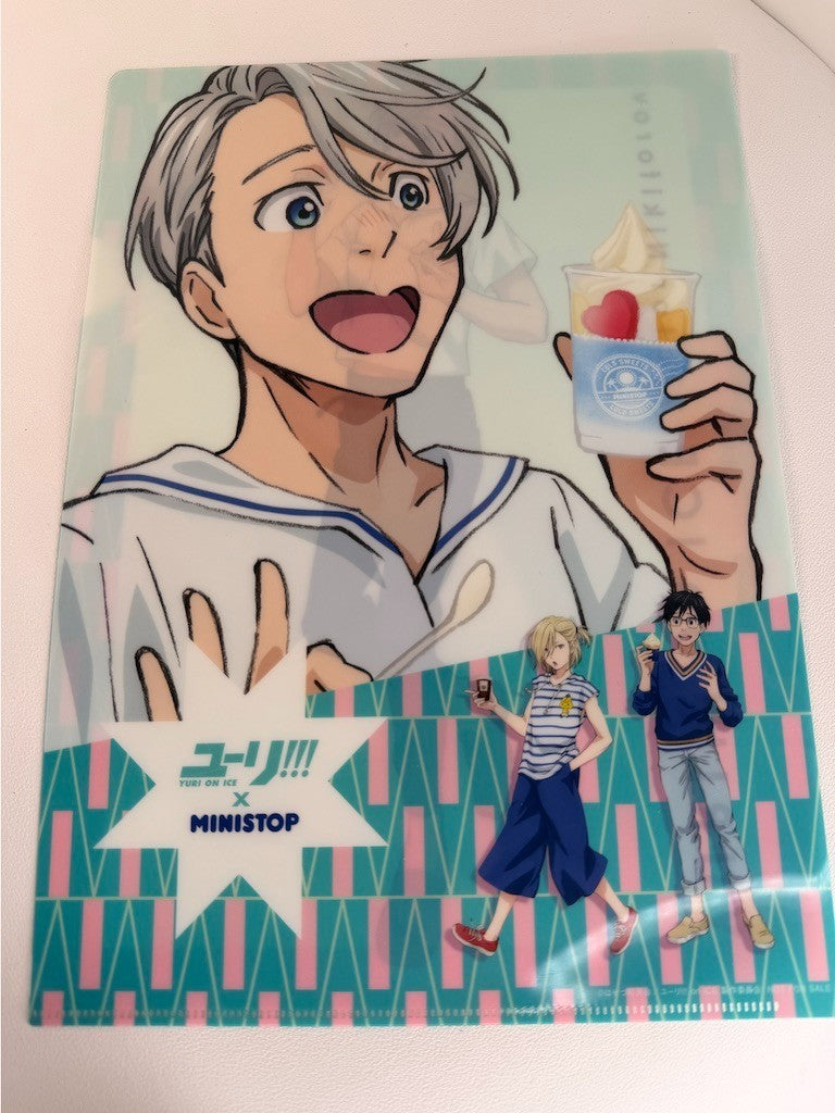 Yuri!!! on Ice Ministop Clear File Victor Nikiforov