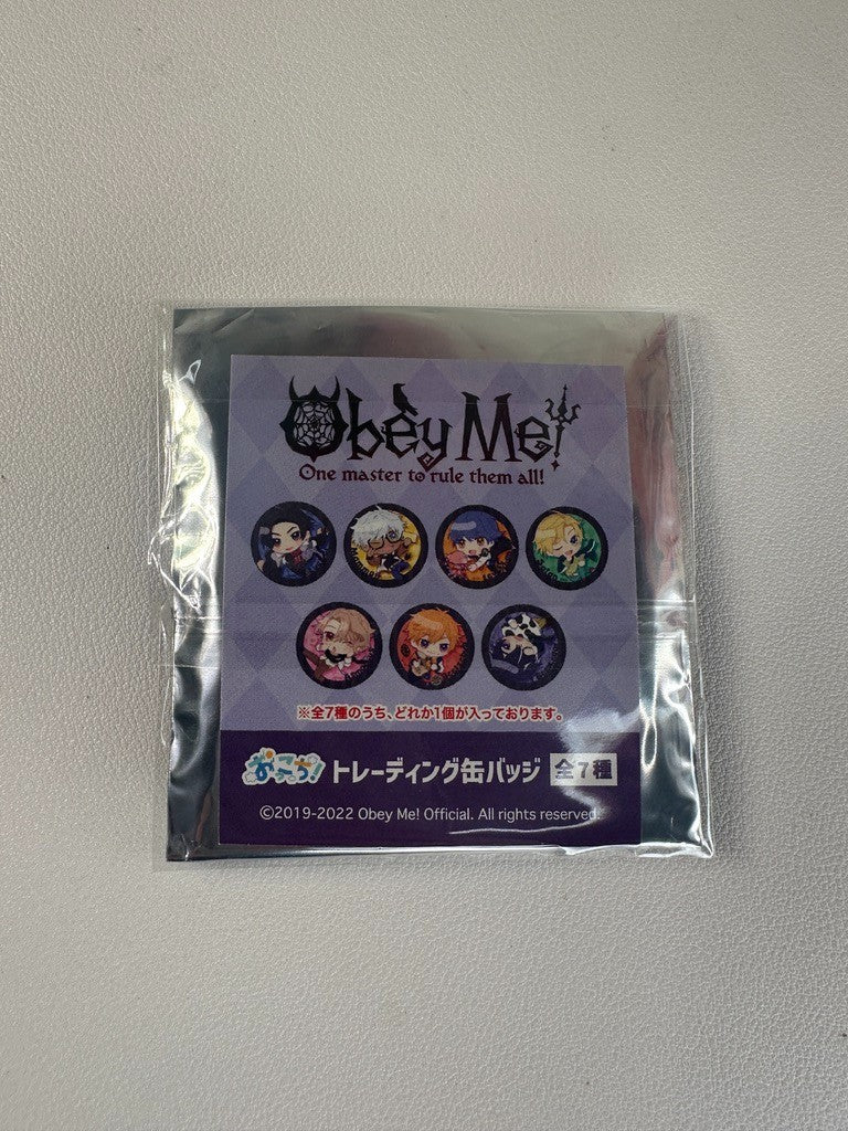 Obey Me! One Master to Rule Them All Okochi Can Badge Lucifer
