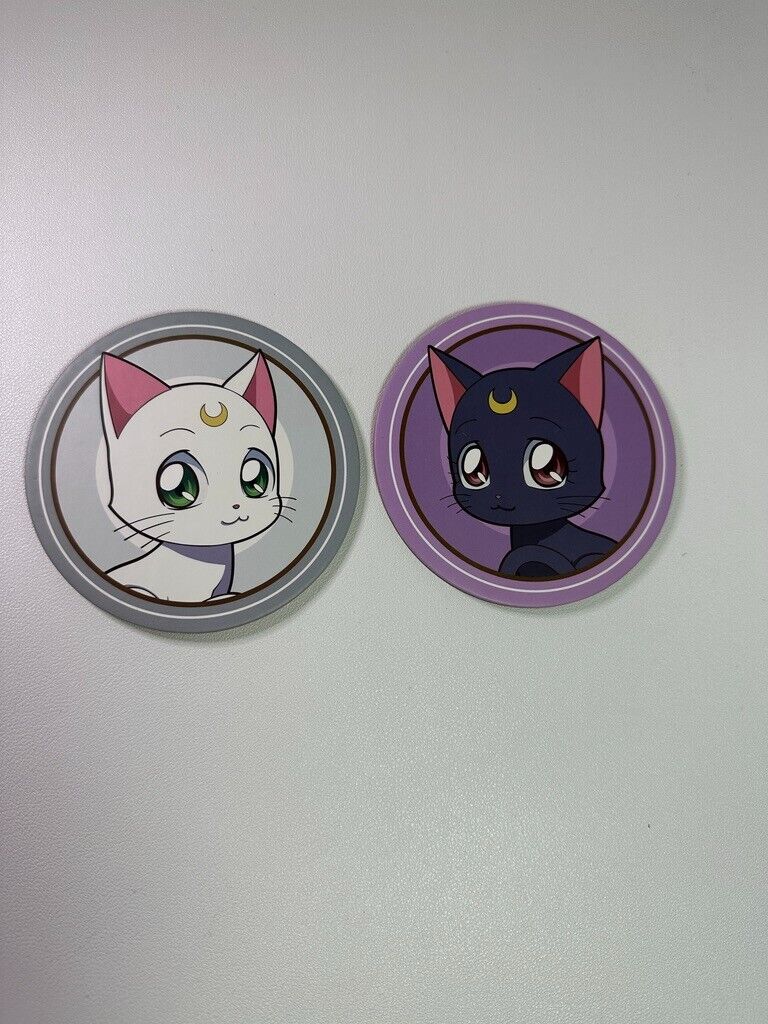 Sailor Moon Crystal Star Planetary Symbols Coaster Luna Artemis