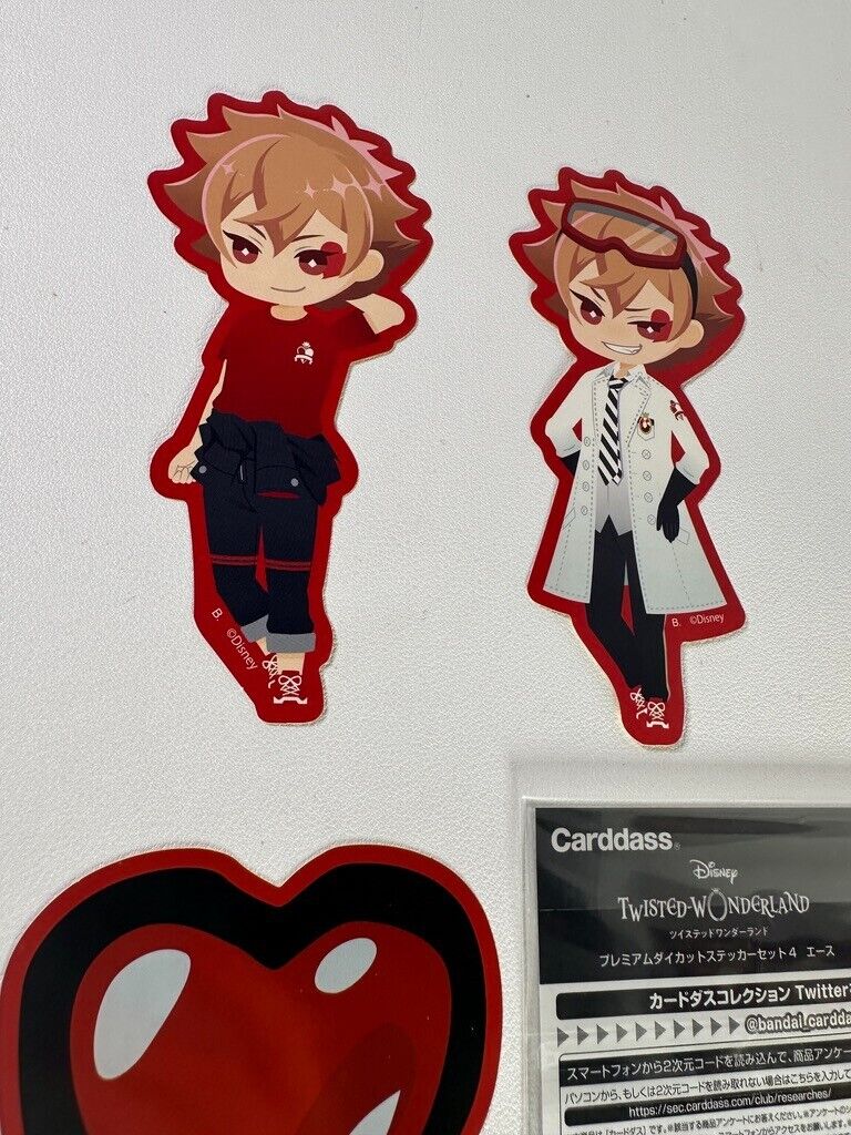 Twisted Wonderland Experimental Sticker Set Heartslabyul Ace Trappola