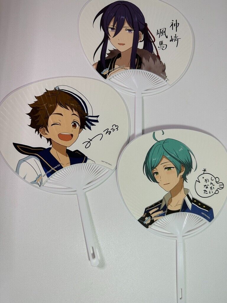 Ensemble Stars Fan Set of 3 Akatsuki Ryuseitai Rabbits Ra*bits