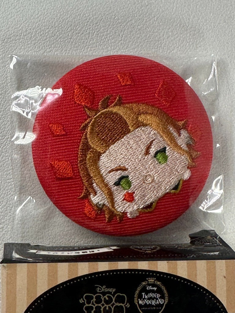 Twisted Wonderland Tsumtsum Embroidery Can Badge Heartslabyul Cater Diamond