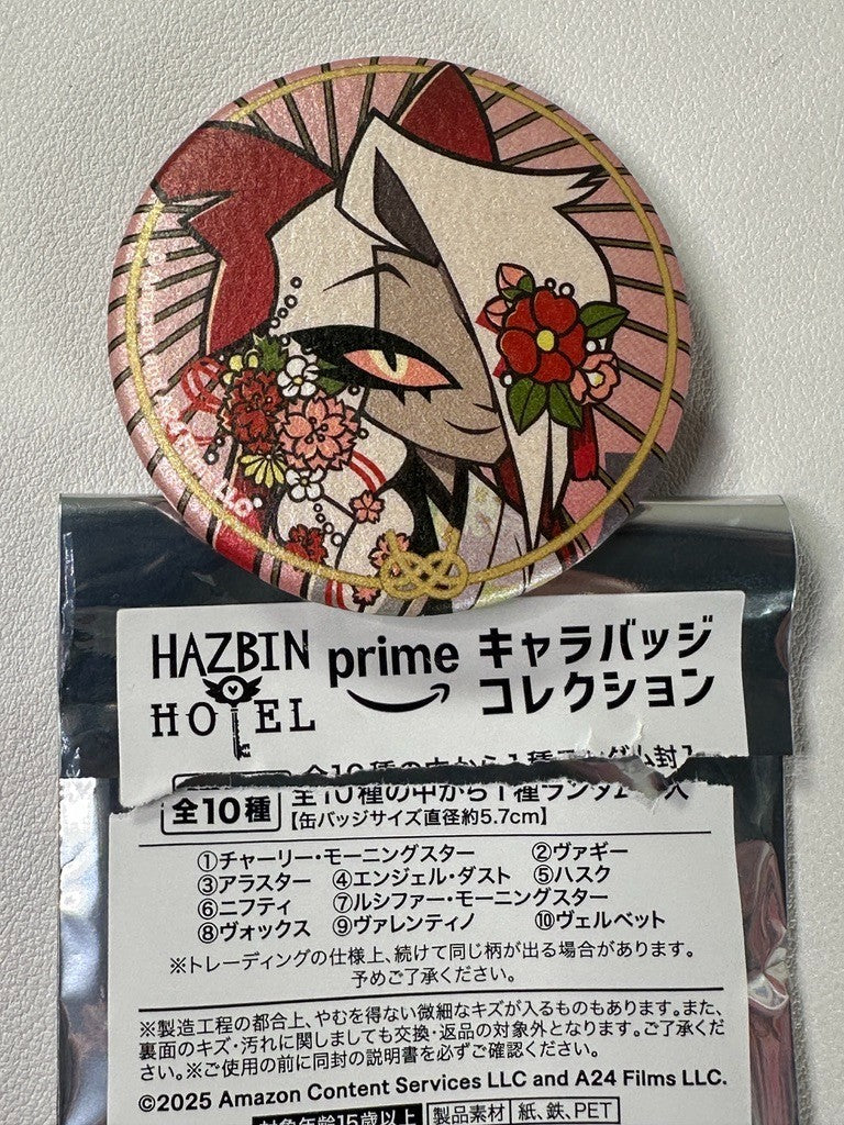 Hazbin Hotel Animate Kimono Can Badge Vaggie