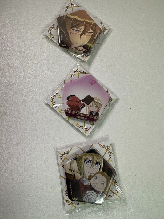 The Royal Tutor Can Badge Set Heine Wittgenstein Leonhard von Granzreich