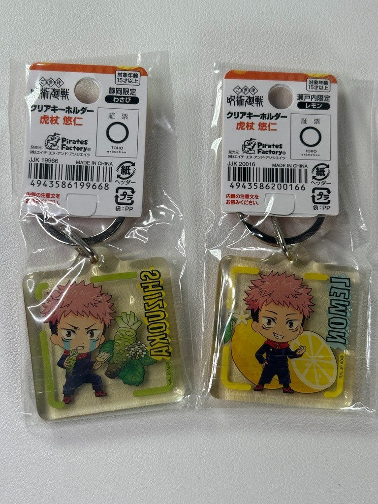 Jujutsu Kaisen Key Holder Set Yuji Itadori Wasabi