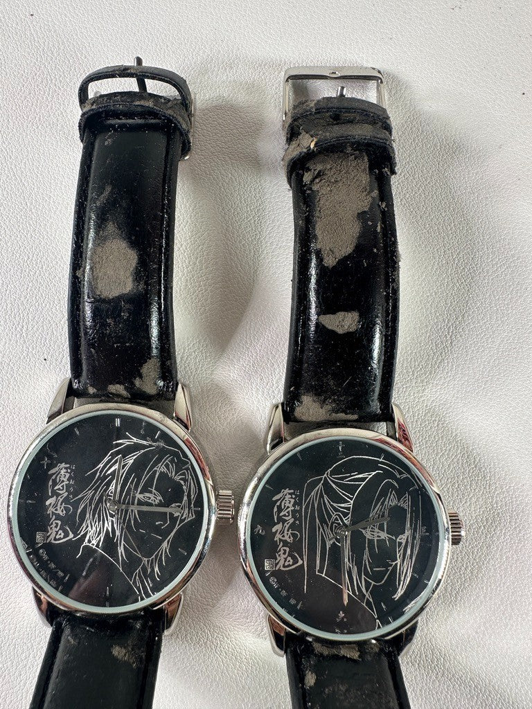 DAMAGED AS IS Hakuouki Wrist Watch Set Souji Okita
