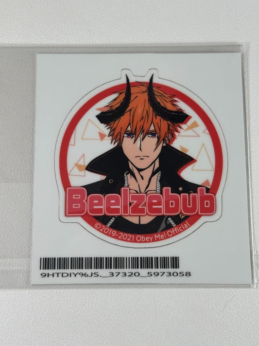 Obey Me! Marvelous Inc Circle Sticker Beelzebub