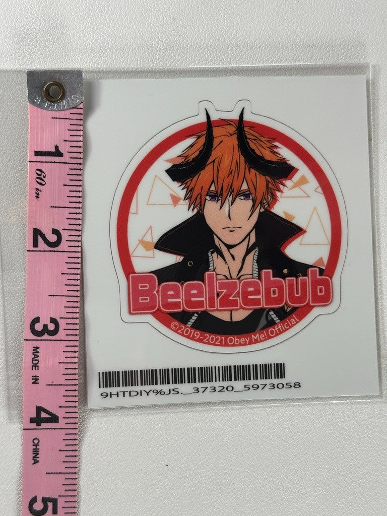 Obey Me! Marvelous Inc Circle Sticker Beelzebub