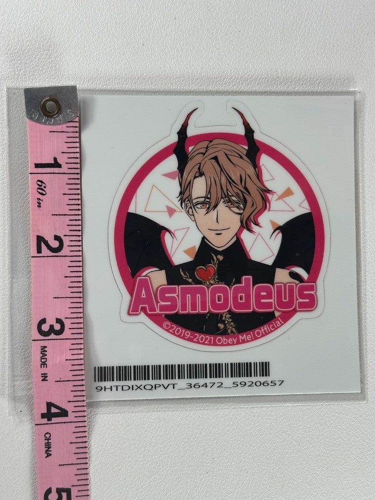 Obey Me! Marvelous Inc Circle Sticker Asmodeus